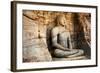 Unique Monolith Buddha Statue in Polonnaruwa Temple - Medieval Capital of Ceylon,,Unesco World Heri-Maugli-l-Framed Photographic Print