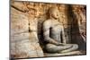 Unique Monolith Buddha Statue in Polonnaruwa Temple - Medieval Capital of Ceylon,,Unesco World Heri-Maugli-l-Mounted Photographic Print