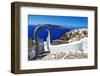 Unique Santorini Island-Maugli-l-Framed Photographic Print