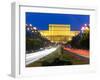 Unirii Street Looking Towards the Palace of Parliament or House of the People, Bucharest, Romania-Gavin Hellier-Framed Premium Photographic Print