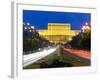 Unirii Street Looking Towards the Palace of Parliament or House of the People, Bucharest, Romania-Gavin Hellier-Framed Photographic Print