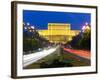 Unirii Street Looking Towards the Palace of Parliament or House of the People, Bucharest, Romania-Gavin Hellier-Framed Photographic Print