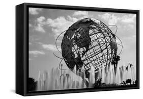 Unisphere at World's Fair Site Queens NY-null-Framed Stretched Canvas