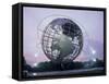 Unisphere, Flushing Meadow Park, NY-Barry Winiker-Framed Stretched Canvas