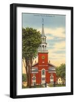 Unitarian Church, Burlington, Vermont-null-Framed Art Print