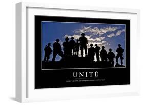 Unité: Citation Et Affiche D'Inspiration Et Motivation-null-Framed Photographic Print