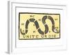 Unite or Die, c.1750-null-Framed Giclee Print
