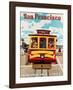 United Air Lines San Francisco, Cable Car c.1957-Stan Galli-Framed Giclee Print