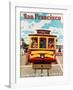 United Air Lines San Francisco, Cable Car c.1957-Stan Galli-Framed Giclee Print