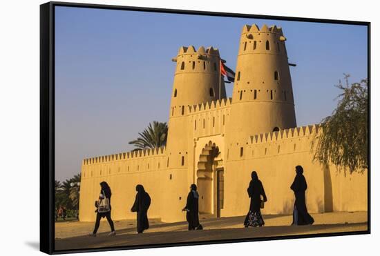 United Arab Emirates, Abu Dhabi, Al Ain, Al Jahili Fort-Jane Sweeney-Framed Stretched Canvas