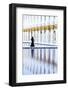 United Arab Emirates, Abu Dhabi. Arabic Woman Walking Inside Sheikh Zayed Grand Mosque-Matteo Colombo-Framed Photographic Print