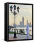 United Arab Emirates, Abu Dhabi, City Skyline at Dawn-Alan Copson-Framed Stretched Canvas