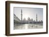 United Arab Emirates, Abu Dhabi. Sheikh Zayed Grand Mosque at Sunset-Matteo Colombo-Framed Photographic Print