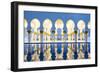 United Arab Emirates, Abu Dhabi. the Water Pools of Sheikh Zayed Grand Mosque-Nick Ledger-Framed Photographic Print