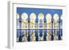 United Arab Emirates, Abu Dhabi. the Water Pools of Sheikh Zayed Grand Mosque-Nick Ledger-Framed Photographic Print