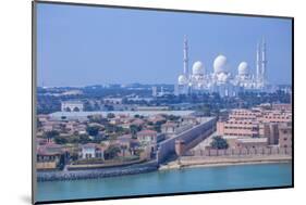 United Arab Emirates, Abu Dhabi, View towards Sheikh Zayed Grand Mosque-Jane Sweeney-Mounted Photographic Print