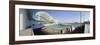 United Arab Emirates, Abu Dhabi, Yas Island, the Yas Hotel and Yas Marina Grand Prix Motor Racing C-Alan Copson-Framed Photographic Print