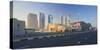 United Arab Emirates, Dubai, High Rises, Mosque, Street-Rainer Mirau-Stretched Canvas