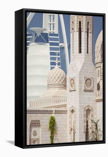 United Arab Emirates, Dubai, Jumeriah Mosque, Burj Al Arab, Detail-Rainer Mirau-Framed Stretched Canvas