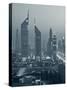 United Arab Emirates, Dubai, Sheik Zayed Road, Emirates Towers-Walter Bibikow-Stretched Canvas