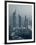 United Arab Emirates, Dubai, Sheik Zayed Road, Emirates Towers-Walter Bibikow-Framed Photographic Print