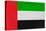 United Arab Emirates Flag Design with Wood Patterning - Flags of the World Series-Philippe Hugonnard-Stretched Canvas