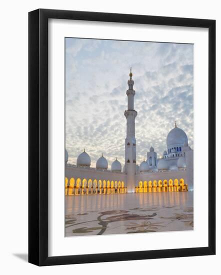 United Arab Emirates (UAE), Abu Dhabi, Sheikh Zayed Bin Sultan Al Nahyan Mosque-Gavin Hellier-Framed Photographic Print