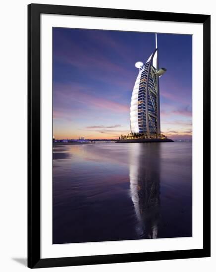 United Arab Emirates (UAE), Dubai, the Burj Dubai Hotel at Night-Gavin Hellier-Framed Photographic Print