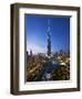 United Arab Emirates (UAE), Dubai, the Burj Khalifa at Night-Gavin Hellier-Framed Photographic Print