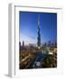 United Arab Emirates (UAE), Dubai, the Burj Khalifa at Night-Gavin Hellier-Framed Photographic Print