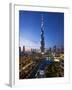 United Arab Emirates (UAE), Dubai, the Burj Khalifa at Night-Gavin Hellier-Framed Photographic Print