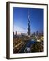 United Arab Emirates (UAE), Dubai, the Burj Khalifa at Night-Gavin Hellier-Framed Photographic Print