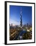 United Arab Emirates (UAE), Dubai, the Burj Khalifa at Night-Gavin Hellier-Framed Photographic Print