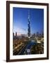 United Arab Emirates (UAE), Dubai, the Burj Khalifa at Night-Gavin Hellier-Framed Photographic Print