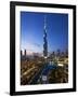 United Arab Emirates (UAE), Dubai, the Burj Khalifa at Night-Gavin Hellier-Framed Photographic Print