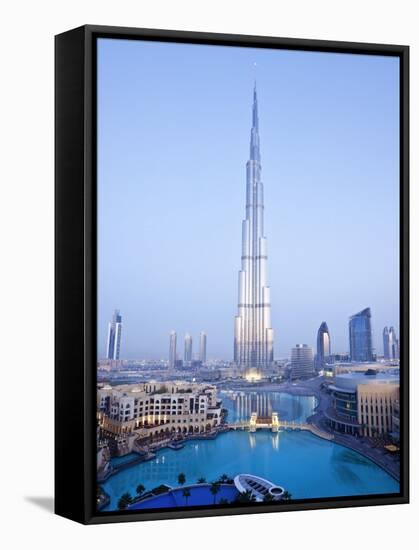 United Arab Emirates (UAE), Dubai, the Burj Khalifa-Gavin Hellier-Framed Stretched Canvas