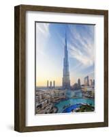 United Arab Emirates (UAE), Dubai, the Burj Khalifa-Gavin Hellier-Framed Photographic Print