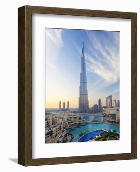 United Arab Emirates (UAE), Dubai, the Burj Khalifa-Gavin Hellier-Framed Photographic Print