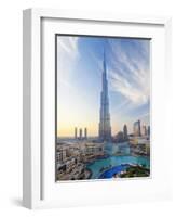 United Arab Emirates (UAE), Dubai, the Burj Khalifa-Gavin Hellier-Framed Photographic Print