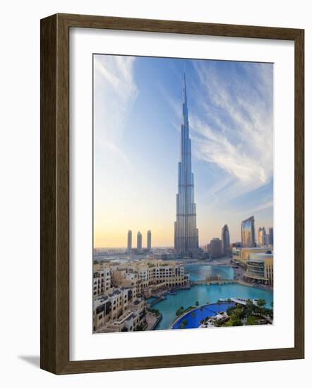 United Arab Emirates (UAE), Dubai, the Burj Khalifa-Gavin Hellier-Framed Photographic Print