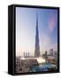 United Arab Emirates (UAE), Dubai, the Burj Khalifa-Gavin Hellier-Framed Stretched Canvas