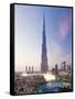 United Arab Emirates (UAE), Dubai, the Burj Khalifa-Gavin Hellier-Framed Stretched Canvas