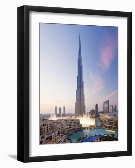 United Arab Emirates (UAE), Dubai, the Burj Khalifa-Gavin Hellier-Framed Photographic Print