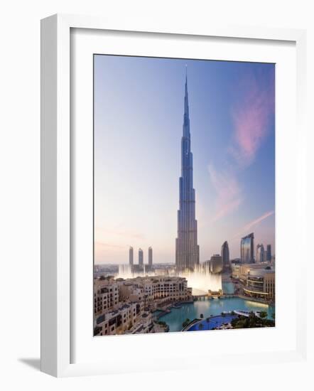 United Arab Emirates (UAE), Dubai, the Burj Khalifa-Gavin Hellier-Framed Photographic Print