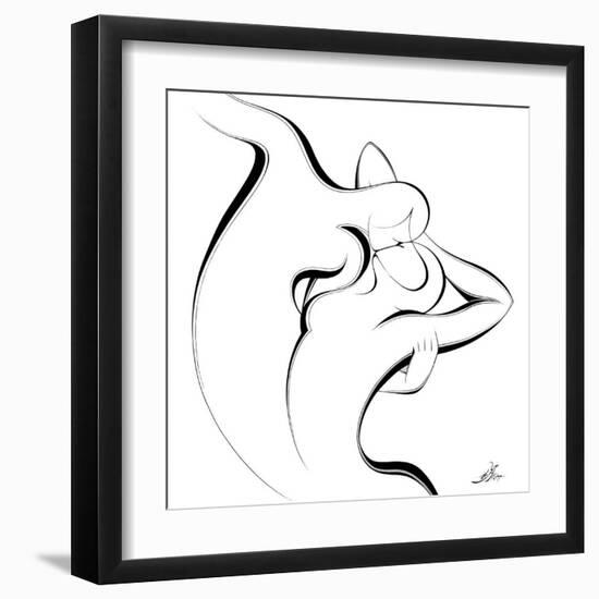 United Couple I-Alijan Alijanpour-Framed Art Print