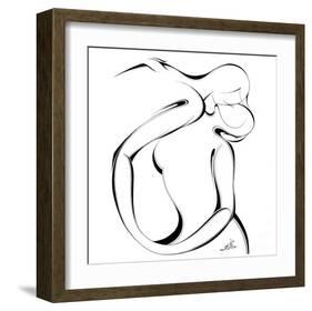 United Couple III-Alijan Alijanpour-Framed Art Print