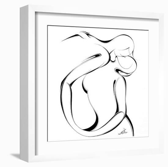 United Couple III-Alijan Alijanpour-Framed Art Print