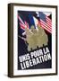 United for the Liberation', Propaganda Poster Published in England, C.1944-null-Framed Giclee Print