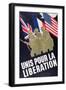 United for the Liberation', Propaganda Poster Published in England, C.1944-null-Framed Giclee Print