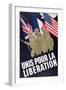 United for the Liberation', Propaganda Poster Published in England, C.1944-null-Framed Giclee Print